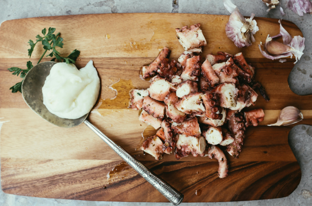 Ensalada de Pulpo: Puerto Rican Style, Through a Thunderstorm.